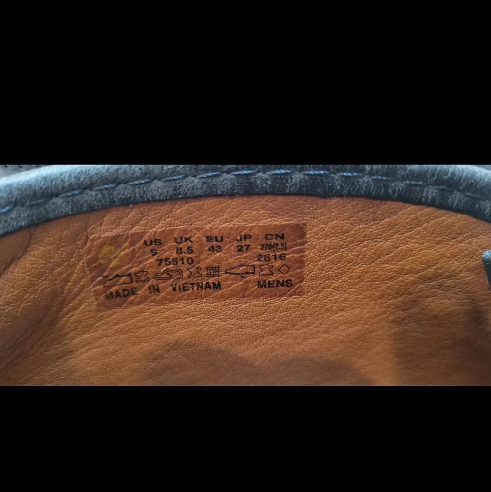 Vintage Timberland Boot Co 'Wodehouse' Lost History Chukka  Burnised Black 9 US